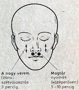 nátha akupresszúra pontok