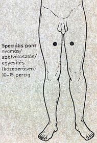 szexuális problémák akupresszúra pontok